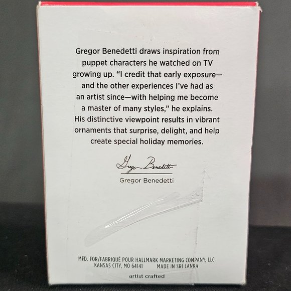 2022 Hallmark Gnome For Christmas 2nd In Series Keepsake Ornament  Benedetti NIB - Picture 2 of 3